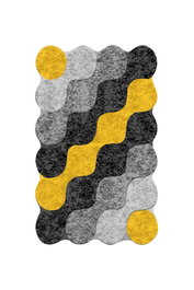 Conceptum Alfombra Circle Djt Multicolor 120 x 180 cm